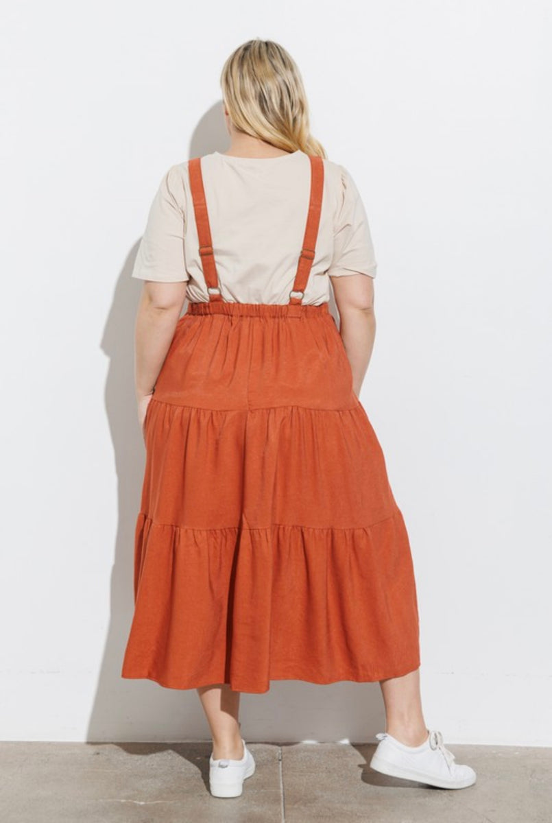 plus size dress overalls Overall 2xl Made of washed denim Color:Dark Saffron Men's New In Ski Suits Kaiia - Off-Shoulder Bodycon