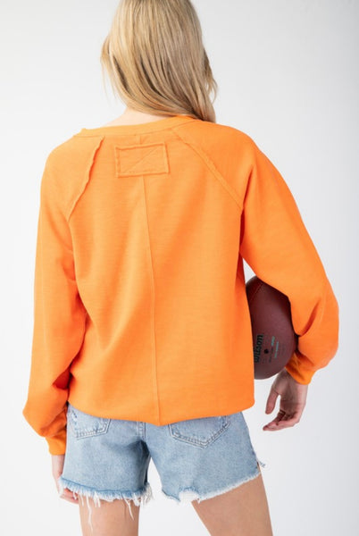 Cropped Long Sleeve Top