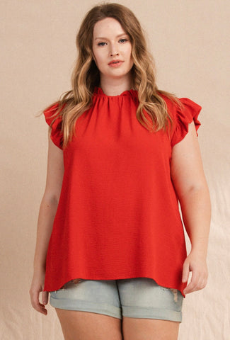 Plus Firecracker Red Top