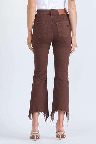 Chocolate Cropped Jeans