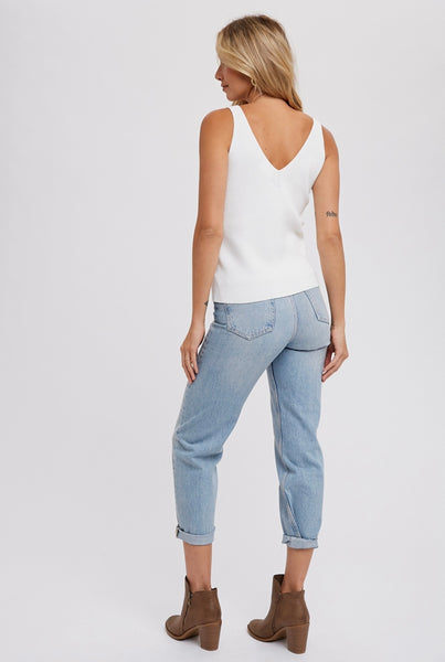 Off White Sweater Tank
