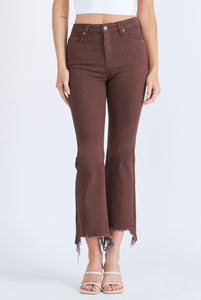 Chocolate Cropped Jeans