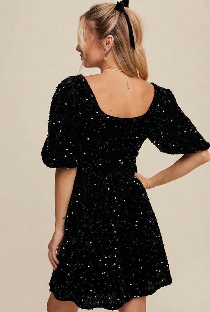 Velvet Babydoll Dress Velvet Babydoll Dress