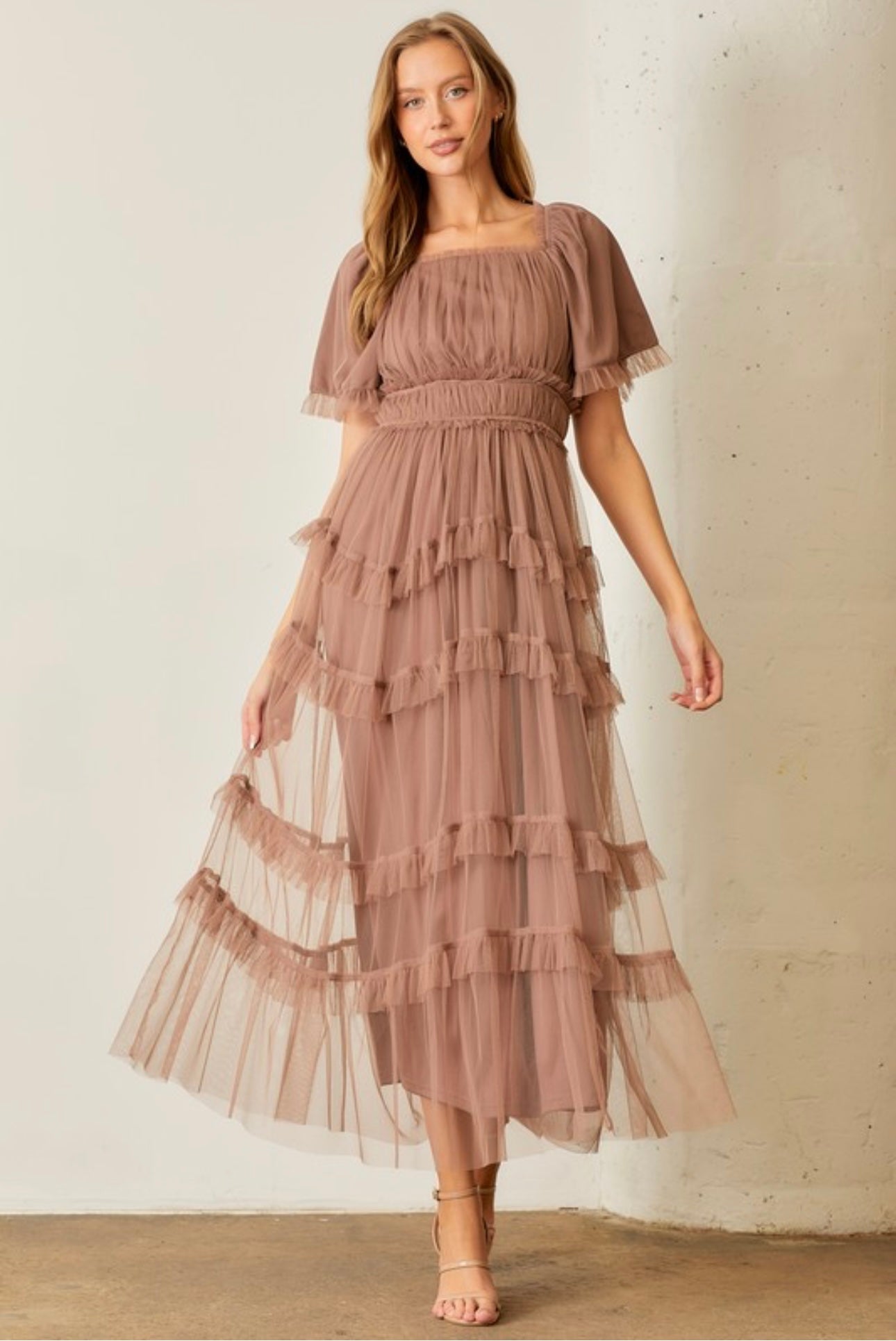 Plus Tulle Maxi Dress 2XL Plus Tulle Maxi Dress 2XL