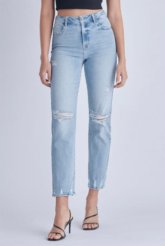 Hidden Straight Jeans