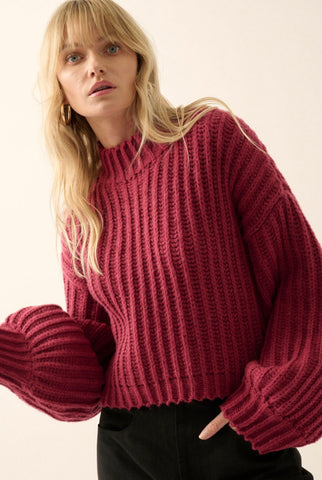 Magenta Sweater