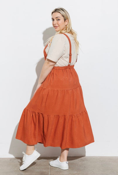 Plus Overall Dress