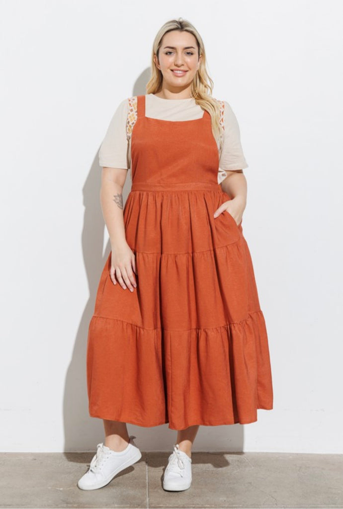Plus Overall Dress Prasada Boutique Plus Overall Dress Prasada Boutique
