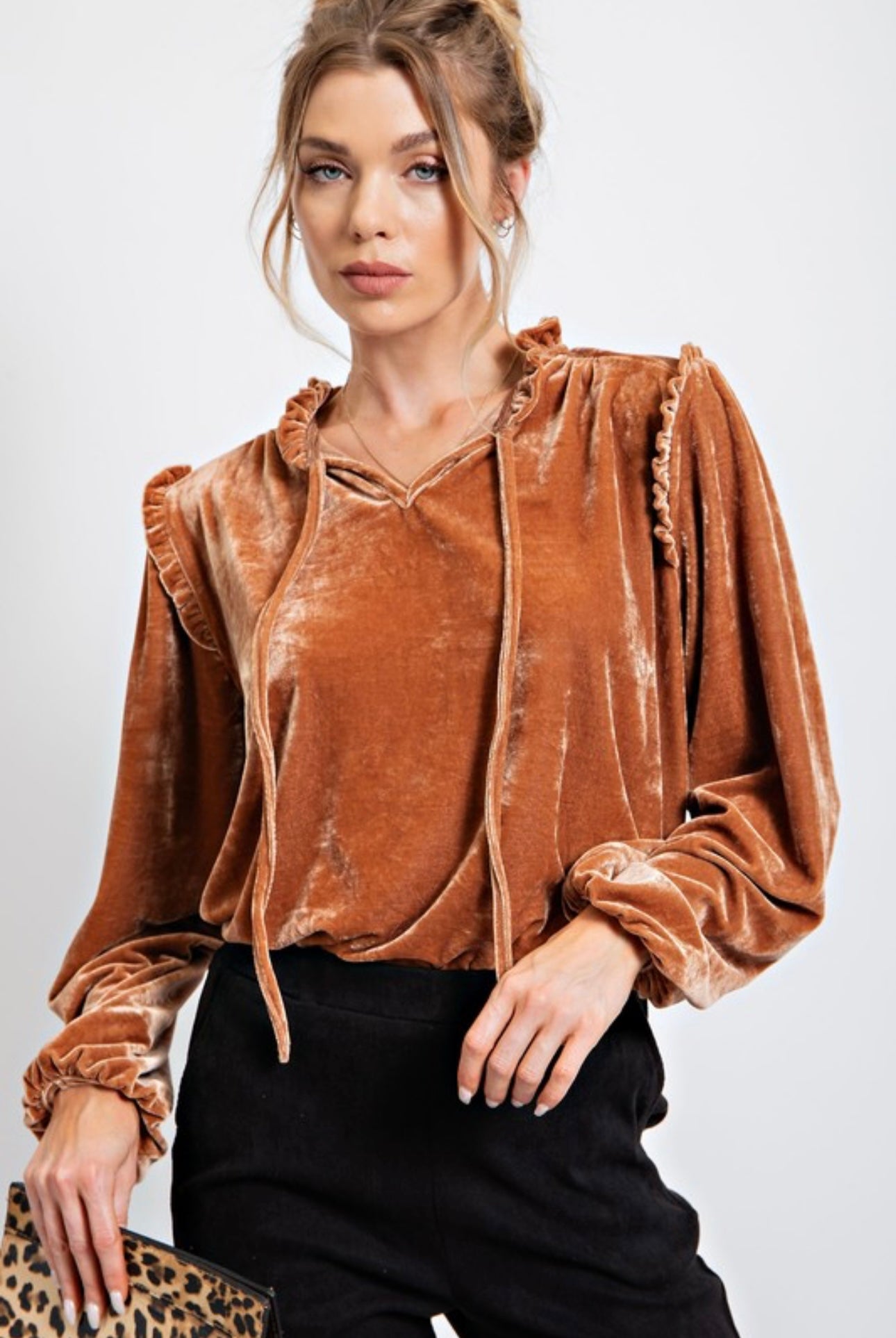Plus Velvet Top