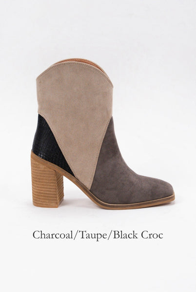 Kendall Tri-Tone Bootie  is