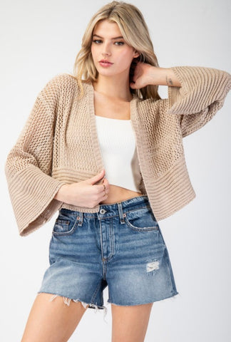 Cream Cardigan Sweater