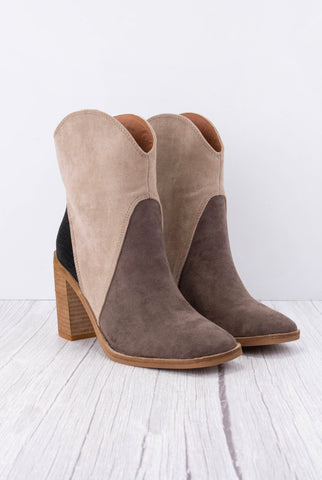 Kendall Tri-Tone Bootie