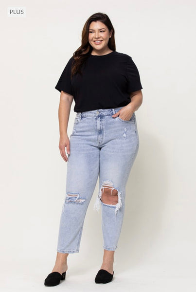 Plus Mom Jeans
