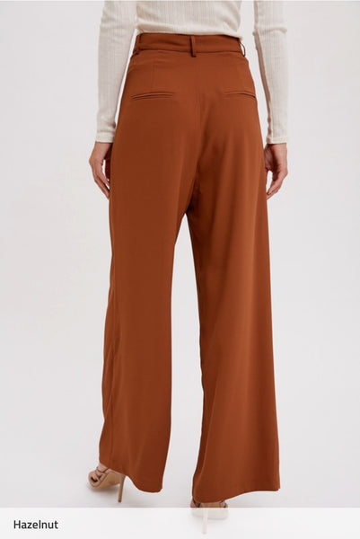 Hazelnut Wide Leg Pants