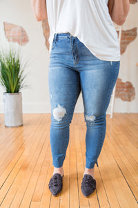 Plus Mid Rise Jeans